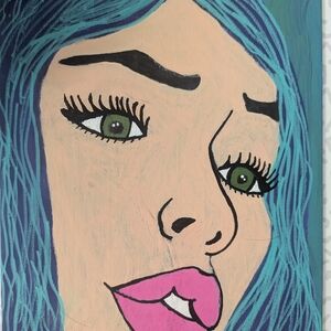 Vibrant Pink Lipstick